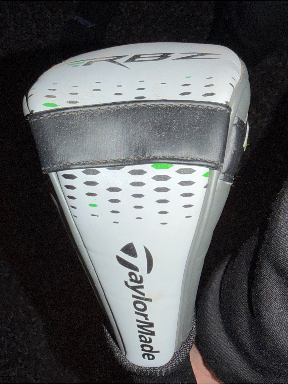 TaylorMade RBZ 3 Wood Stiff Flex - White and Silver with Green Accent